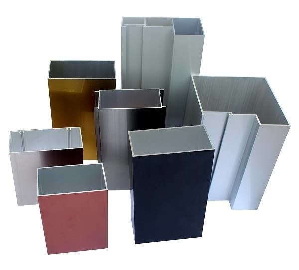 Perfil de aluminio de color personalizado para puertas y ventanas de gabinetes de muebles en GB Standard