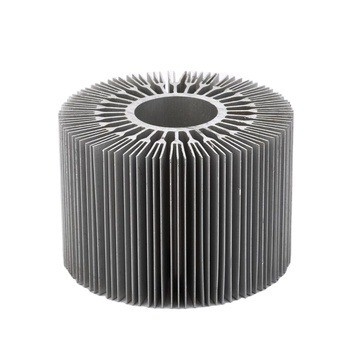 Desenrollamiento 6063 6061 T5 T6 Perfil de aluminio de disipador de calor personalizado para diversas extrusiones