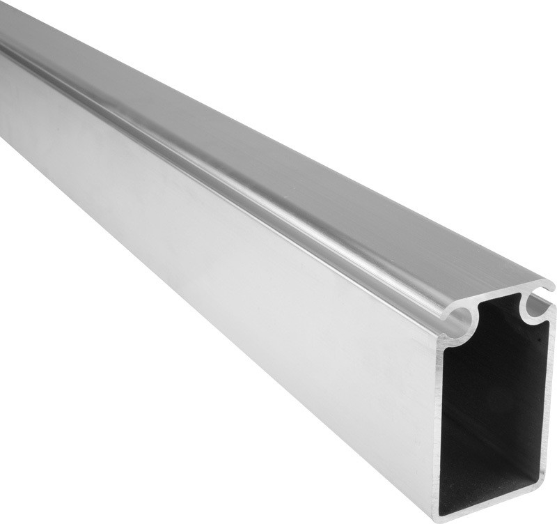 5.8-6.0M longitud de aluminio Keder Rail para el marco de la tienda de corroción resistente acabado de molino
