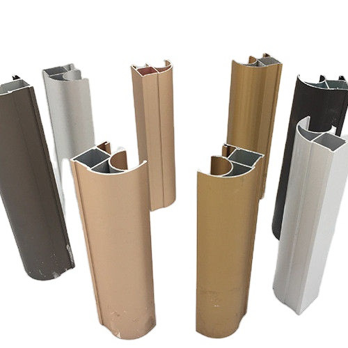 Shengxin Profiles de aluminio anodizado de plata dorada para puertas correderas de armario es de aleación