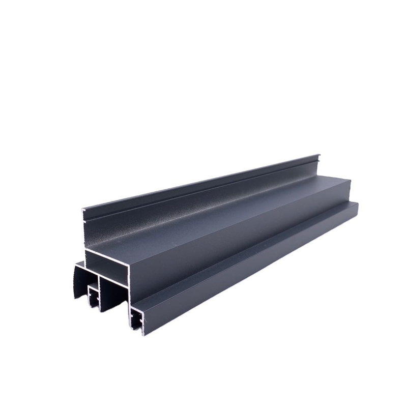 Perfil de ranura en T de aluminio para el marco de puertas y ventanas hecho de malla de pantalla de fibra de vidrio