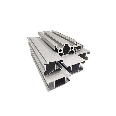 Perfil de extrusión de aluminio revestido en polvo de la serie 6000 para ventanas y puertas personalizadas