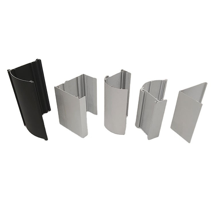 Profile de aluminio para ventanas y barandillas de cortinas de forma cuadrada 6061/6060/6063/6082