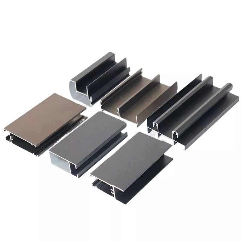Cuadro de extrusión de aluminio de perfil deslizante de la serie 6000 OEM ODM de decoración