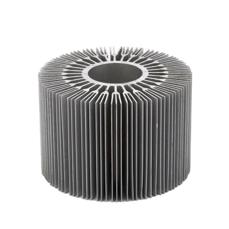 Profile de disipador de calor de aluminio anodizado negro para ventanas y puertas Shengxin 6063 T5