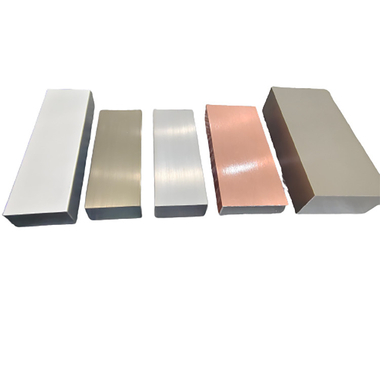 Profile de aluminio pulido para ventanas y puertas Anodizado con recubrimiento en polvo de grano de madera
