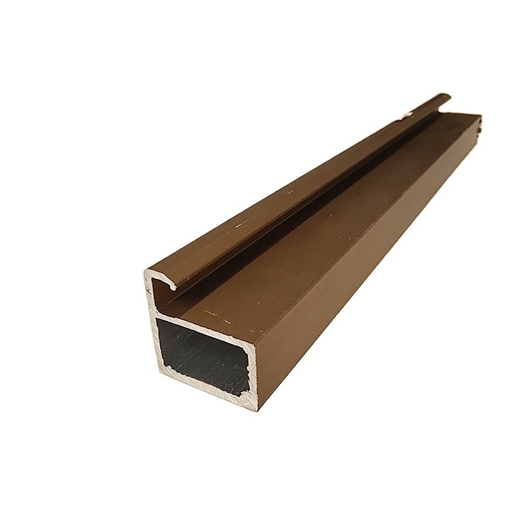 Perfil de extrusión de aluminio de perfil T personalizado para puertas de armario cumple con el estándar GB