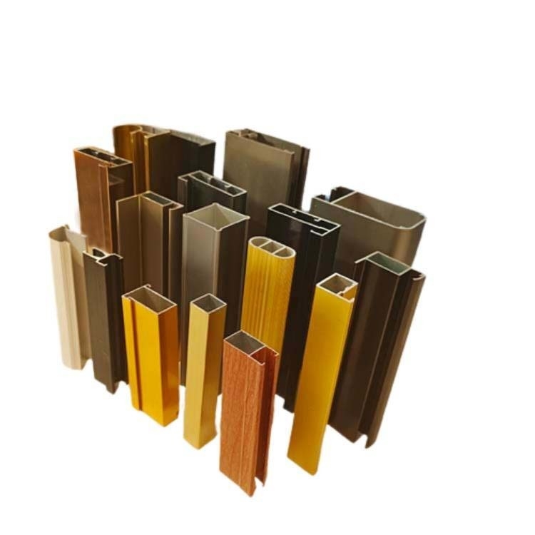 T3-T8 Perfil de aluminio templado para ventanas y puertas Material de forma cuadrada