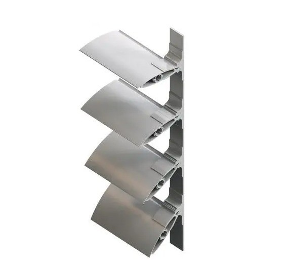 Cortinas de aluminio de tamaño personalizado Ventanas Puerta de aluminio de arena con revestimiento en polvo