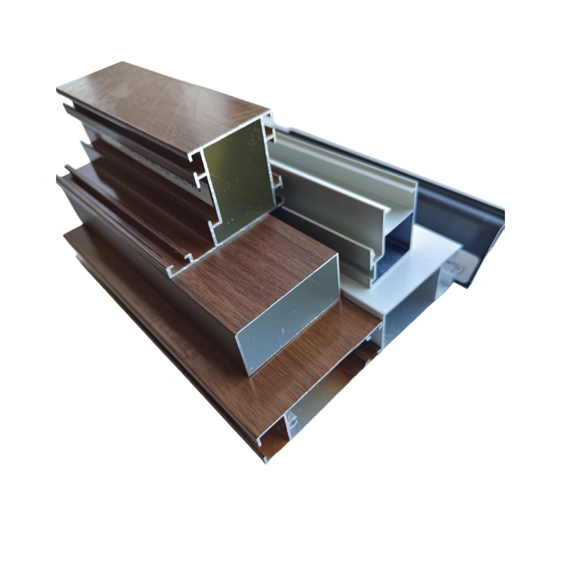 6063-T5 Aluminio de mejor grado de la serie 6000 Anodizing Profiles de plata para ventanas