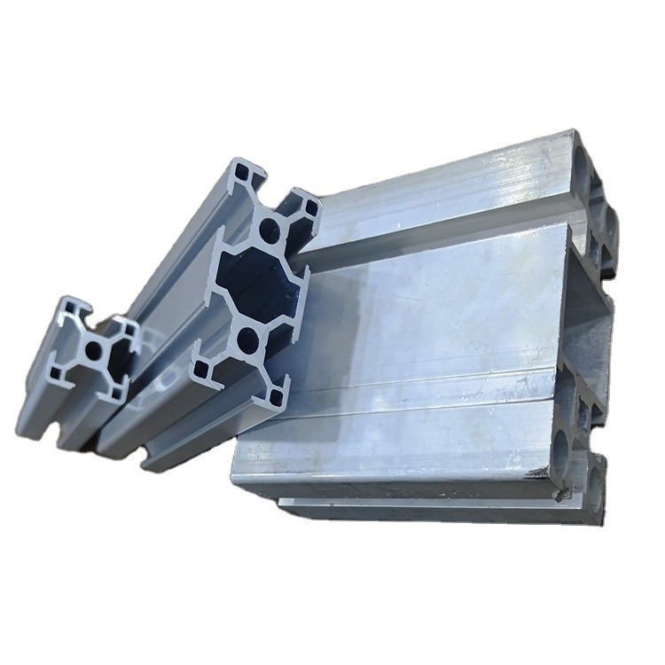 6063-T5 Grado de material Perfil de aluminio extrudido de la serie 6000 para el marco del banco de trabajo