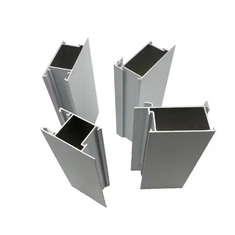 Perfil de aluminio para ventanas corredizas cumple con el estándar GB y acabado de molino desde arriba