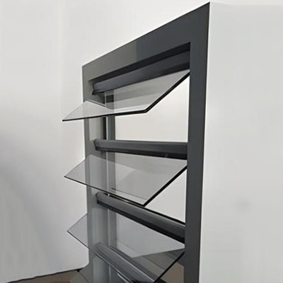 6063 Cerradura de persianas de aleación de aluminio Cerradura de manija de persianas de vidrio para ventanas decorativas