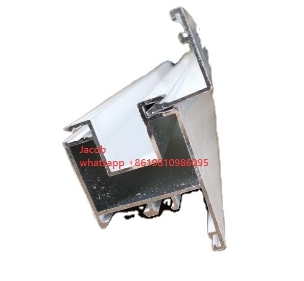 6063 Perfiles de aluminio revestidos en polvo de antracita para ventanas y puertas de Madagascar