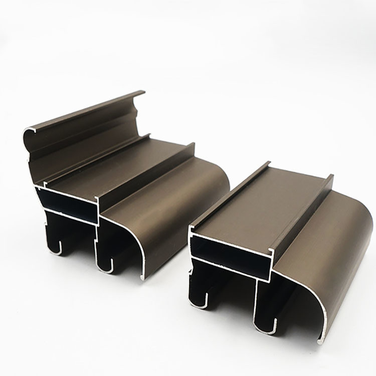 5.8-6.0M Profil de ducha de aluminio de longitud para panel solar y puerta corredera en el apartamento
