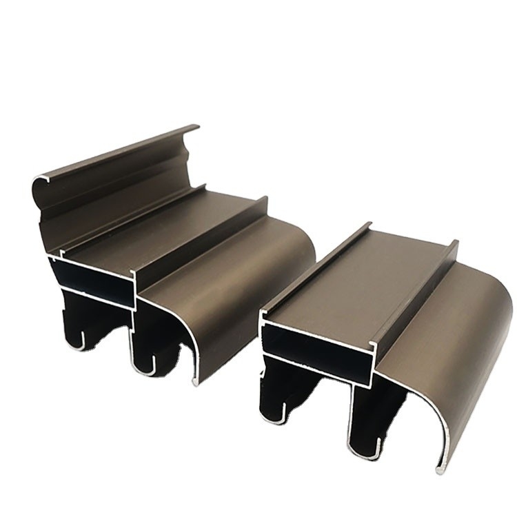 6063 Perfil de aluminio anodizado para marcos personalizados longitud 5.8-6.0M estándar GB5237-2008