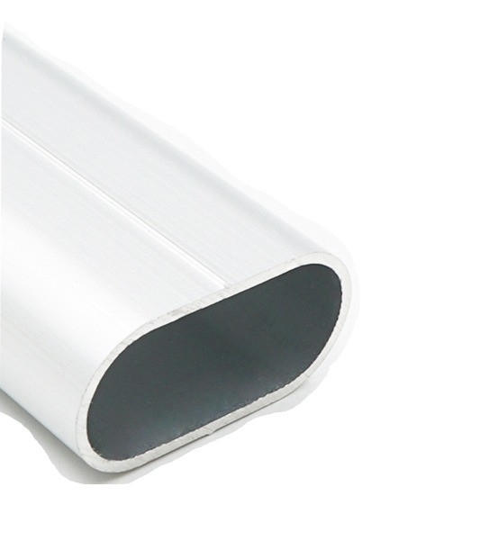 5.8-6.0M longitud Shengxin aleación de aluminio oval satinado gabinete anodizante armario engrosado ropa colgante bastón
