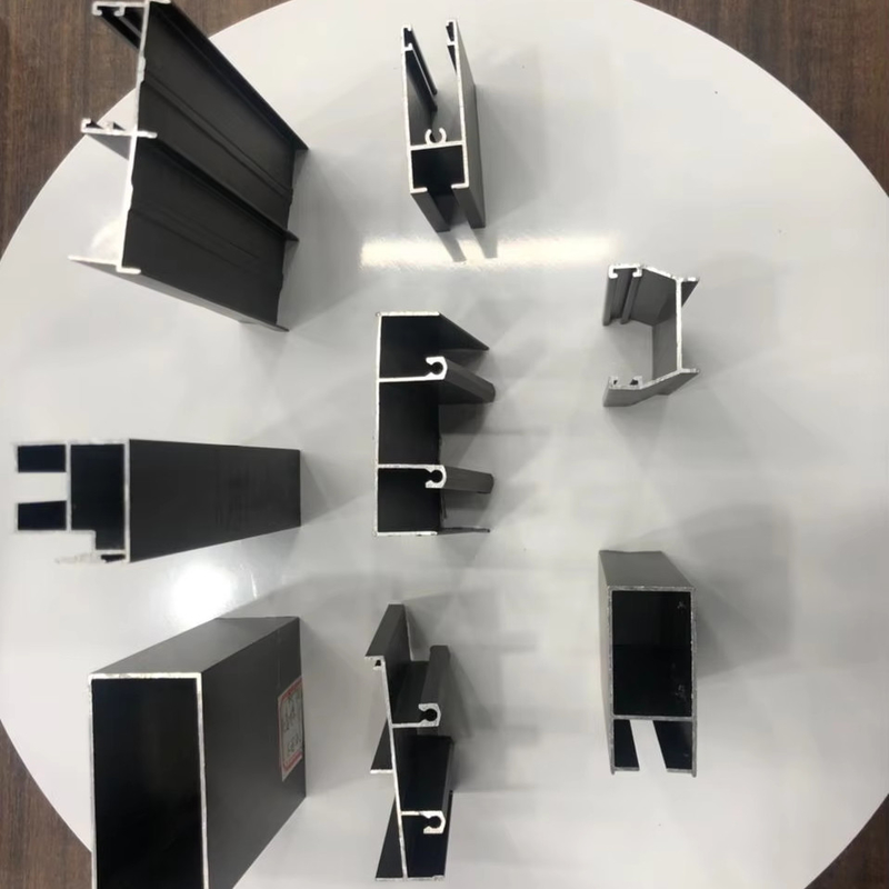 Anhui Shengxin Grano de madera Bolivia Perfil de ventana y puerta de aluminio con anodizado personalizado